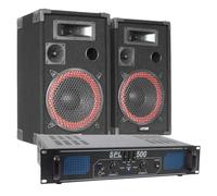 Kit Haut-Parleur et Amplificateur DJ PA Max 500 W