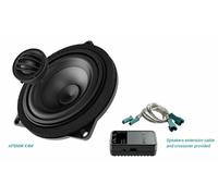 Audison APBMW K4M - Système 2 Voies pour BMW/Mini avec médium 100 mm, Tweeter et Filtre, 100W Peak, Montage Direct Small Basket