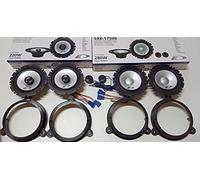 Kit haut-parleurs Alpine pour Renault Captur avec adaptateurs et supports