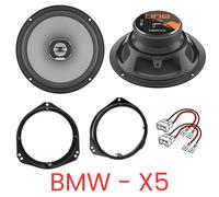 Kit haut-parleurs coaxial Hertz X165 UNO compatibles pour BMW X5 (E53)