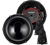 EMPHASER EM-VWF3 Système de composants Plug & Play 3 voies 20 cm Compatible avec VW T5, camping-cars, haut-parleurs encastrables pour portes et tableau de bord, 100 W RMS