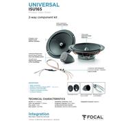 Kit Haut-Parleurs Focal Universel Pour Mazda MX-5 J
