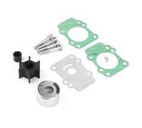 Kit Hélice Pompe à Eau, Réparation Moteur Hors - Bord, Acier Inoxydable et Caoutchouc, Compatible 9.9 / 15HP - Résistance à la Corrosion Marine, Remplacement Durable et Fiable