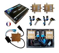 Kit HID Xénon Marque FRANCAISE Vega® H1 12000K 55W Slim DSP AC ampoules à embase métallique