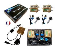Kit HID Xénon Marque FRANCAISE Vega® H7 12000K 55W Canbus anti erreur ODB Conception ASIC ampoules à embase métallique