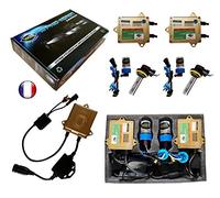 Kit HID Xénon Marque Francaise Vega® H8 8000K 55W Canbus Anti Erreur ODB Conception ASIC Ampoules à embase coudée