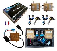 Kit HID Xénon Marque Francaise Vega® H9 6000K 55W Slim DSP AC Ampoules à embase coudée