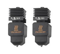 Kit Hotend Bambu Lab H2D, avec tête d'impression de 0,4 mm et 0,6 mm, buse en acier trempé haute température pour mini imprimante 3D Bambu Lab H2D/H2S/A1/A1