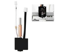 Kit Hotend Compatible avec Anycubic Kobra 3, Kobra 3 Combo, Imprimante 3D, avec Bloc Chauffe Bimétallique, Buse en Laiton 0,4 mm et Manchon Silicone, pour Impression Précise des Performances Stables
