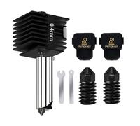 Kit Hotend de mise à niveau pour Bambu Lab A1/A1 Mini,assemblage d'extrémité chaude,buse en acier trempé de 0,4/0,6/0,8 mm et chaussette en silicone pour pièce d'imprimante 3D Bambu Lab