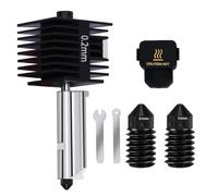 Kit Hotend de mise à niveau pour Bambu Lab A2L/A1/A1 Mini, assemblage d'extrémité chaude, buse en acier trempé de 0,2/0,4/0,6 mm et chaussette en silicone pour pièce d'imprimante 3D pour Bambu Lab