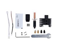 Kit Hotend d'imprimante 3D, mise à niveau des pièces d'extrémité chaude de l'extrudeuse avec buses de 0.4mm 0.6mm pour Bambu Lab X1 X1C P1P P1S Type 4