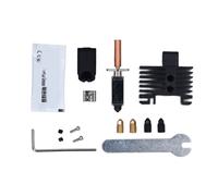 Kit Hotend d'imprimante 3D, mise à niveau des pièces d'extrémité chaude de l'extrudeuse avec buses de 0.4mm 0.6mm pour Bambu Lab X1 X1C P1P P1S Type 3