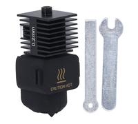 Kit Hotend D'imprimante 3D pour Lab A1 A1 Mini,Bloc Chauffant de Mise à Niveau,Pièce D'imprimante 3D avec Buse Amovible en Acier trempé de 0,2/0,4 Mm et Manchon en