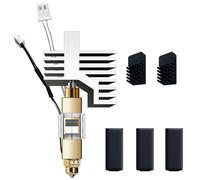 Kit Hotend en carbone Elegoo Centauri, buse pré-installée en laiton trempé de 0,8 mm, kit extrudeuse hotend kit dissipateur de chaleur installé, avec 2 chaussettes en silicone et 2 lingettes de buse