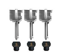 Kit Hotend Intégré En Acier Inoxydable, Haute Précision | Les Mini-imprimantes 3D Compatible Avec Bambu Lab A1, A2L, A1(3pcs 0.2mm)