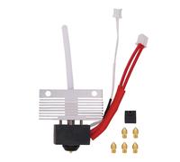 Kit Hotend pour Neptune 3 Pro/Plus/Max,extrudeuse,tête d'impression 3D,extrudeuse,kit de bloc de chauffage avec 5 pièces supplémentaires de buse en laiton de 0,4 mm et 1 couvercle en