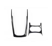 Kit Housse Console Centrale Décoration intérieure Console Centrale Porte Autocollant intérieur Style Fiber de Carbone ABS pour Q5 8R 2010-2018 SQ5 8R 2013-2017 D'autocollant Garniture(AD)