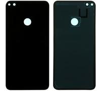 (KIT) Housse de batterie + double face compatible avec HUAWEI P8 LITE 2017 PRA-LA1 ; PRA-LX2; PRA-LX1; PRA-LX3 Pièce de rechange verre arrière Coque arrière adhésive (noir)