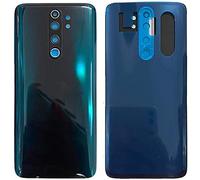 (KIT) Housse de batterie + double face + lentille compatible avec XIAOMI REDMI NOTE 8 PRO (6.53) Remplacement verre arrière coque arrière autocollant + lentille avec cadre (vert)