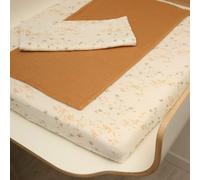 Kit Housse de matelas à langer Noga et Pago Pia + lot de 2 langes Pia & Camel