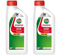 Kit Huile Moteur 2L Castrol GTX C4 5W30 Protection Avancée