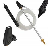 Kit hydro-sablage pour Lavor/Parkside/Vax/Denzel/Aterwins | Tuyau de 3 m + lance de 460 mm | Buse en céramique | Raccord en laiton M22