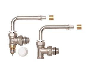 Kit hydrocâblé HC-RE RA-IN - equerre - à glissement - coude orientable D 16 double panneau DANFOSS