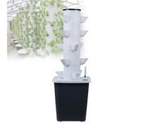 Kit hydroponique - 3 à 6 niveaux, réutilisable et durable - Économie d'eau de 90 %, système aéroponique - Croissance 3 fois plus rapide for les herbes et les légumes-feuilles - Installation facile, pa