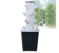 Kit hydroponique - 3 à 6 niveaux, réutilisable et durable - Économie d'eau de 90 %, système aéroponique - Croissance 3 fois plus rapide for les herbes et les légumes-feuilles - Installation facile, pa