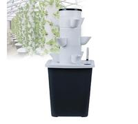 Kit hydroponique - 3 à 6 niveaux, réutilisable et durable - Économie d'eau de 90 %, système aéroponique - Croissance 3 fois plus rapide for les herbes et les légumes-feuilles - Installation facile, pa