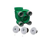 Kit Hygro B VMC simple flux hygroréglable basse consommation + 3 bouches électriques - - KHBERST5160