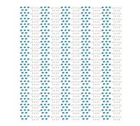 Kit Œillets 8mm En Cuivre Clair, 500 Sets, Multi Usage pour Réparation et Décoration - Œillets Métalliques Solides, Faciles à Installer, Idéal DIY Cuir et Textile (Bleu ciel)