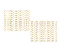 Kit Œillets en Laiton 100 Sets, Œillets Métalliques 18mm Diamètre Intérieur, Bronze Antique - Finition Brillante, Installation Simple, Pour Bâches, Cuir et Tissus (Ou)