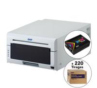 Kit imprimante thermique DNP DS820 + 1 carton de consommables Standard Digital pour 220 tirages (DSP8202030SD) + Module WiFi WCM-PLUS