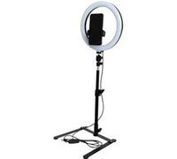 BigBen Connected Kit Vlogging Influence Macro Anneau lumineux 20 cm blanc Trépied 25-42 cm Noir