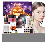 Kit initial de maquillage cosmétique | Kit de maquillage de voyage portable | Kit de maquillage | Parfait pour les débutants et les maquilleurs, adapté aux voyages avec des nuances polyvalentes pour