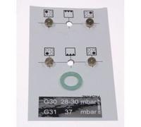 KIT INJECTEUR BUTANE POUR FOUR BEKO 4431900075 HIZG 64120 SX 7754783853 HIZG64120SX