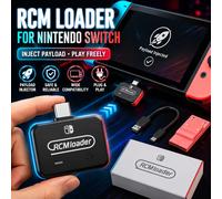 Kit injecteur de charge RCMloader, pince de court-circuit portable, câble de charge USB pour outils de modification de jeux Switch NS Series black