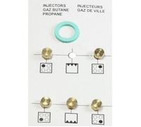 Kit injecteurs butane pour cuisinière BEKO - Modèles 4431910054 FSG62010FW 7