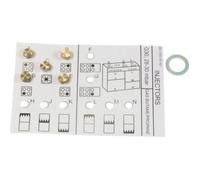 KIT INJECTEURS GAZ BUTANE POUR CUISINIÈRE BEKO - BVMPIECES