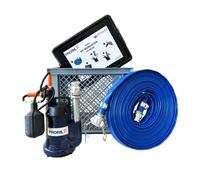 KIT INONDATION POMPE SAVVY 150A +TUYAU DN25 16M + RACCORDS A CAME CPI SALINA D362KITINONDATION