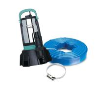 Kit Inondation Spid’O SPICONCEPT ECA 550 - Pompe Eaux Chargées avec Flotteur AquaSensor - 550 W - 15 m³/h - Tuyau Plat 10 m Inclus