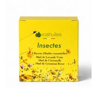 Kit Insectes, moustiques, guêpes, fourmis… - 3 Huiles Essentielles