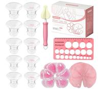 Kit Insert De Bride Allaitement 13/15/17/19/21mm,Multi-Tailles Flange Réducteur Silicone,Coussinet De Gel Allaitement Chaud Froid Réutilisable,Set Complet Confort Pour Nouvelle Maman