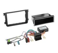 Kit Installation autoradio 2DIN - GENERIQUE - Compatible VW Seat Skoda - Couleur Noir - Universel - CAN Bus