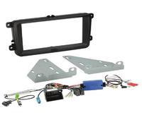 Kit Installation autoradio 2DIN SWC Adaptateur ant. compatible avec VW Seat Skod
