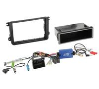 Kit Installation autoradio 2DIN vide poche SWC Adaptateur ant. compatible avec V