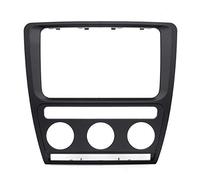 Kit Installation Autoradio FaçAde, Radio Panel Dash Fascia Cadre Plaque Utilisation Adaptée for Skoda Octavia (Automatic Aircon) 2004-2010 Stéréo Voiture Remontage Facia Garniture