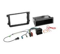 Kit Installation Autoradio - GENERIQUE - Compatible Seat Skoda Volkswagen - Universel - Noir - Voiture